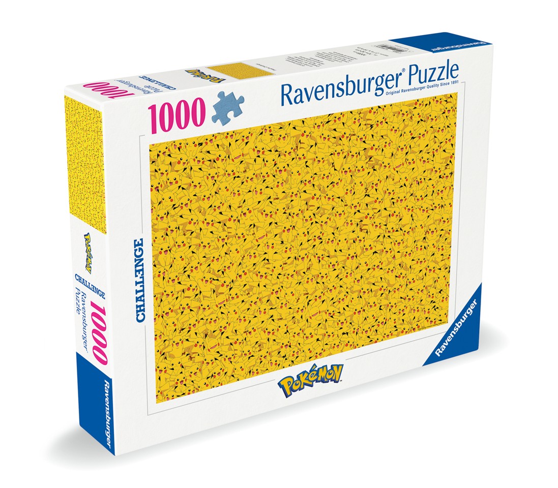 Ravensburger - Puslespil Challenge Pikachu 1000 brikker