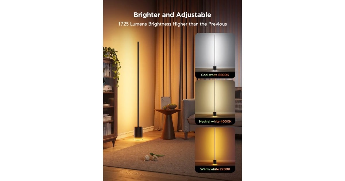 GoveeFloor Lamp 2  (Zwart, 2,4GHz wifi, Bluetooth)