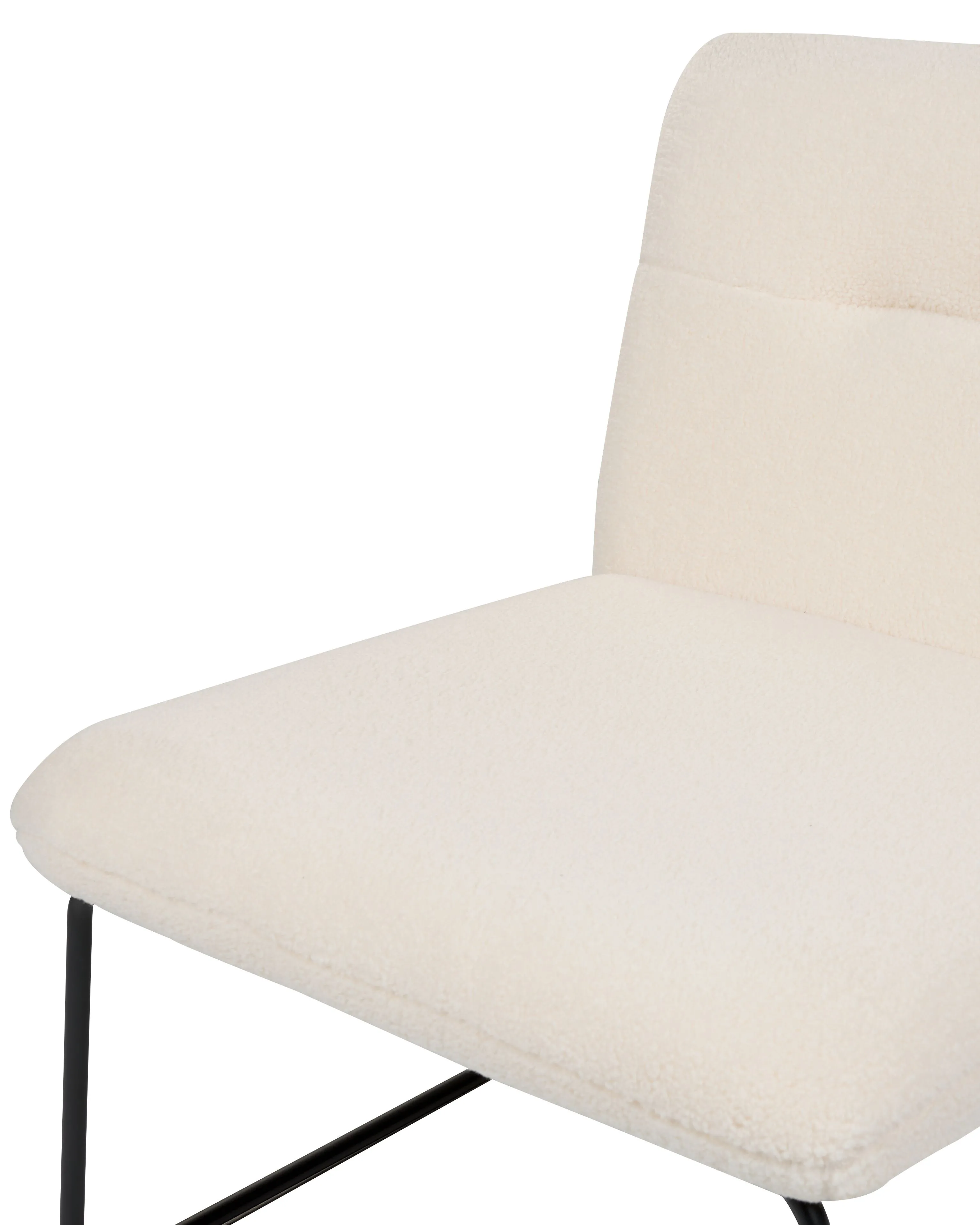 Fauteuil COTULLA Bouclé Wit