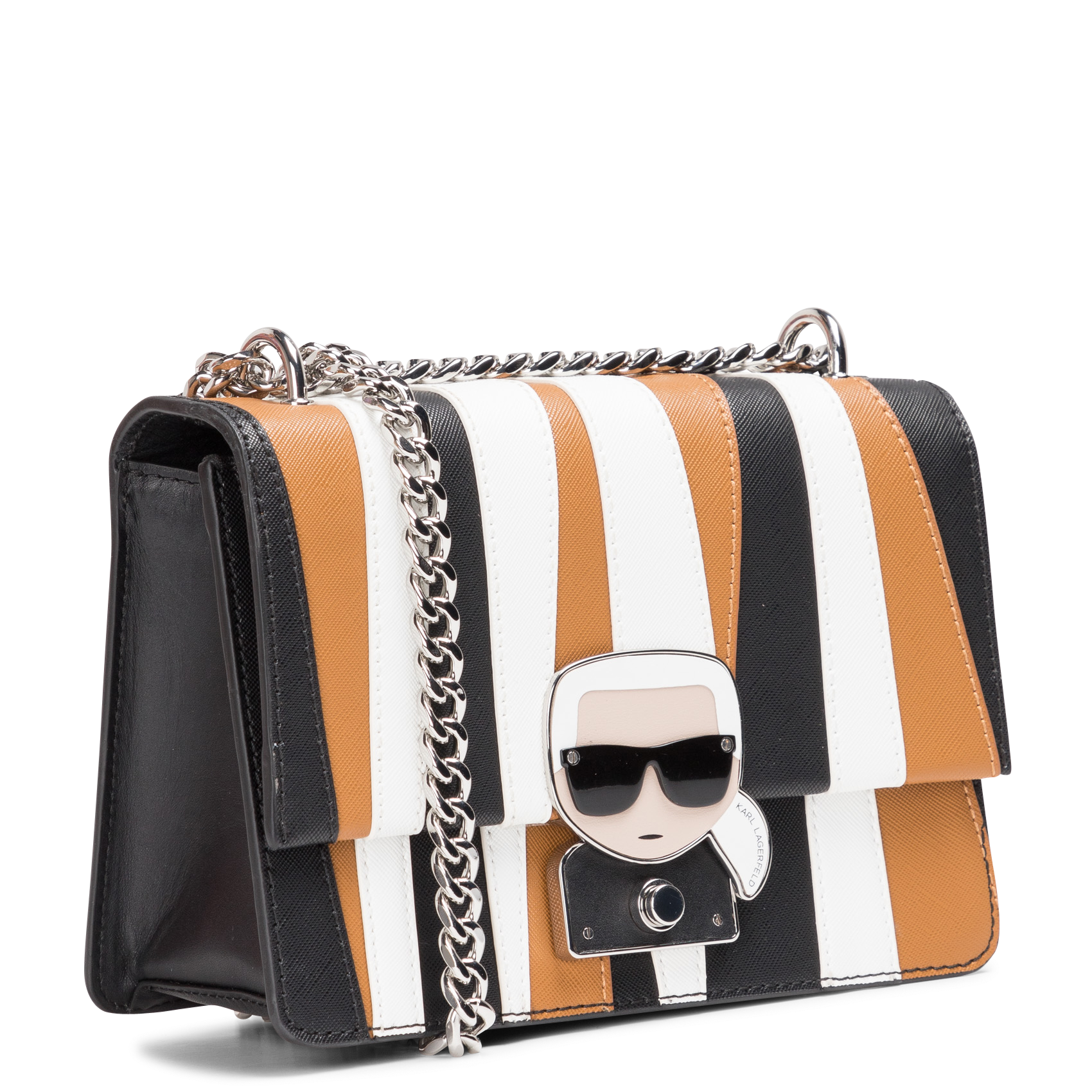 Sac bandoulière chaîne avec figurine en métal | Multicolore