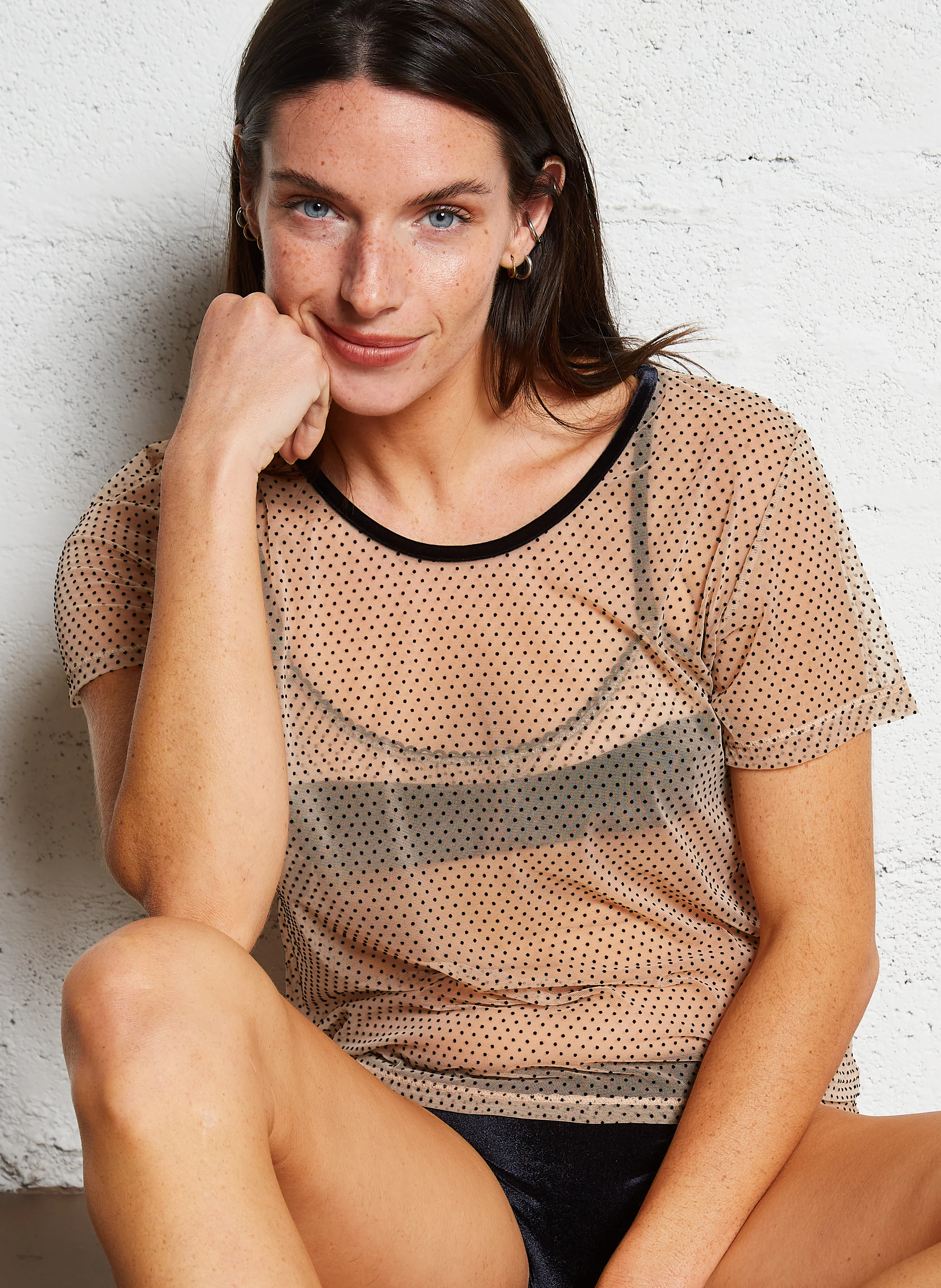 CARLOS - Tee-shirt en tulle | Multicolore