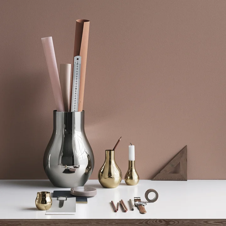 Georg Jensen - Cafu Vase Edelstahl, M