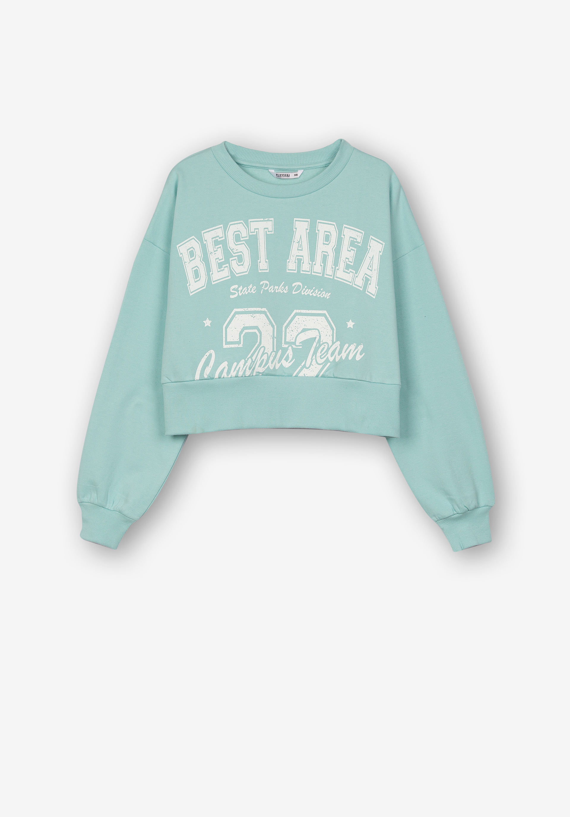 Sweatshirt com Estampado Frontal
