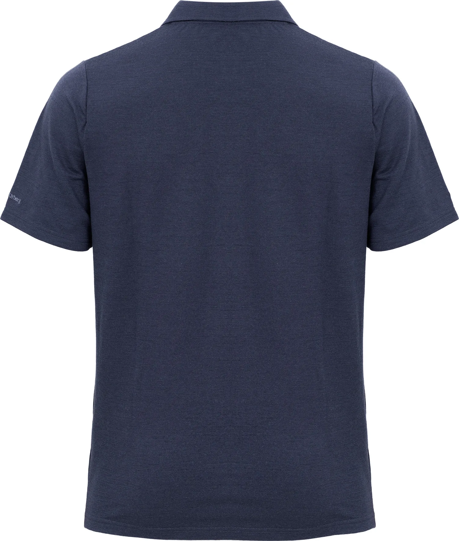 Urberg Merino Wool Polo Tee Men Blue Nights