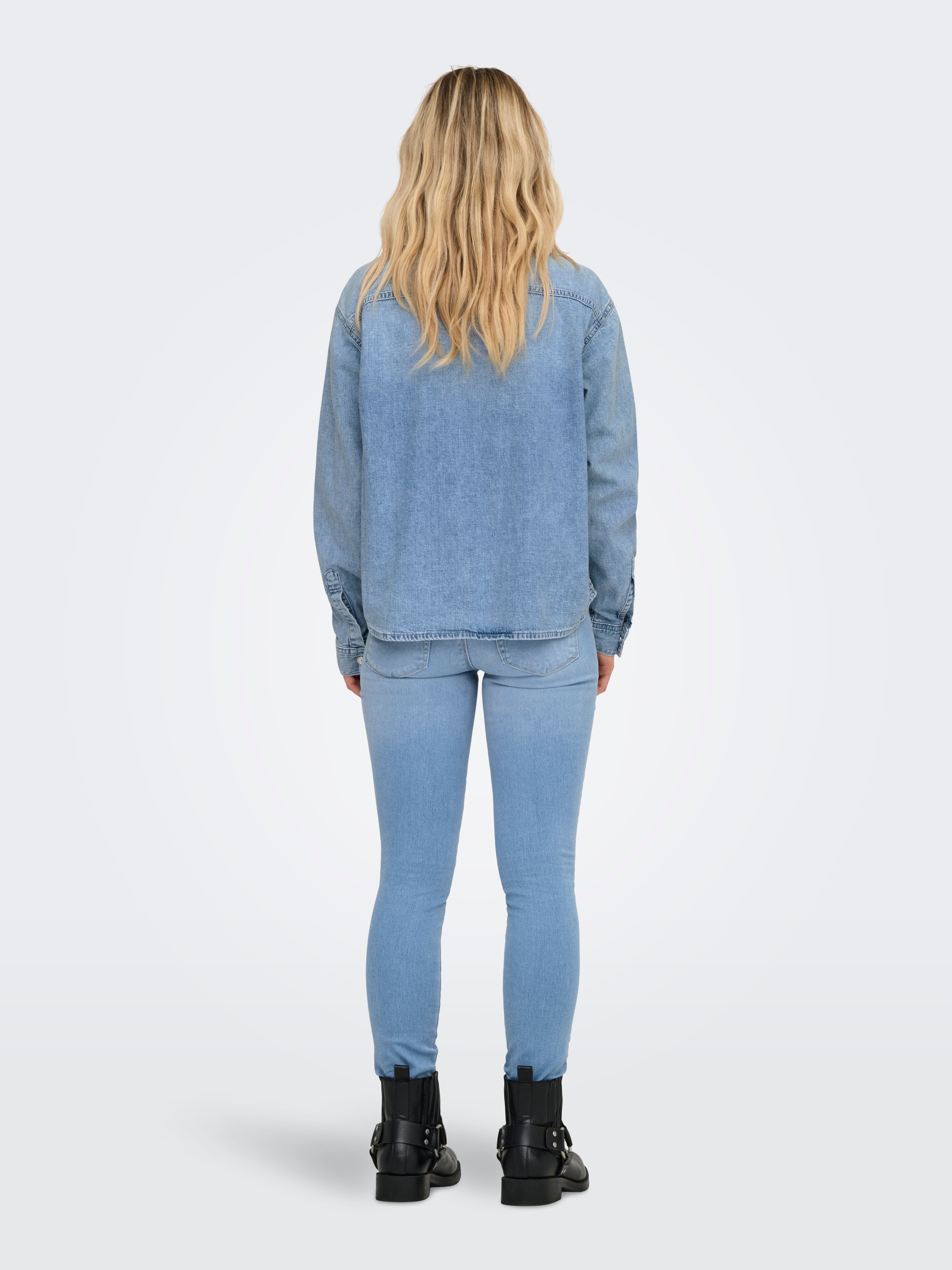 ONLCATANIA Jeanshemd Light Blue Denim