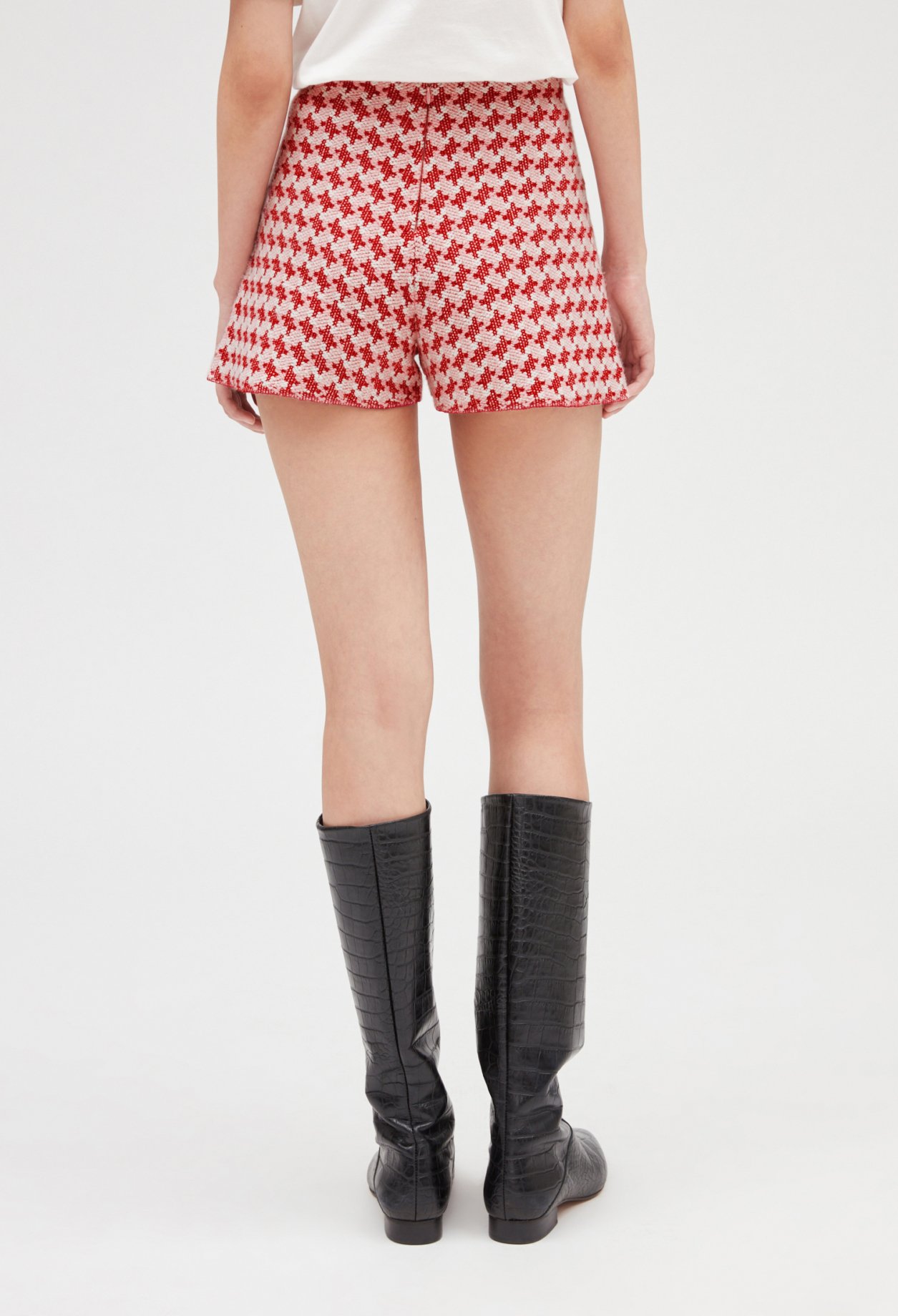 Short maille effet tweed