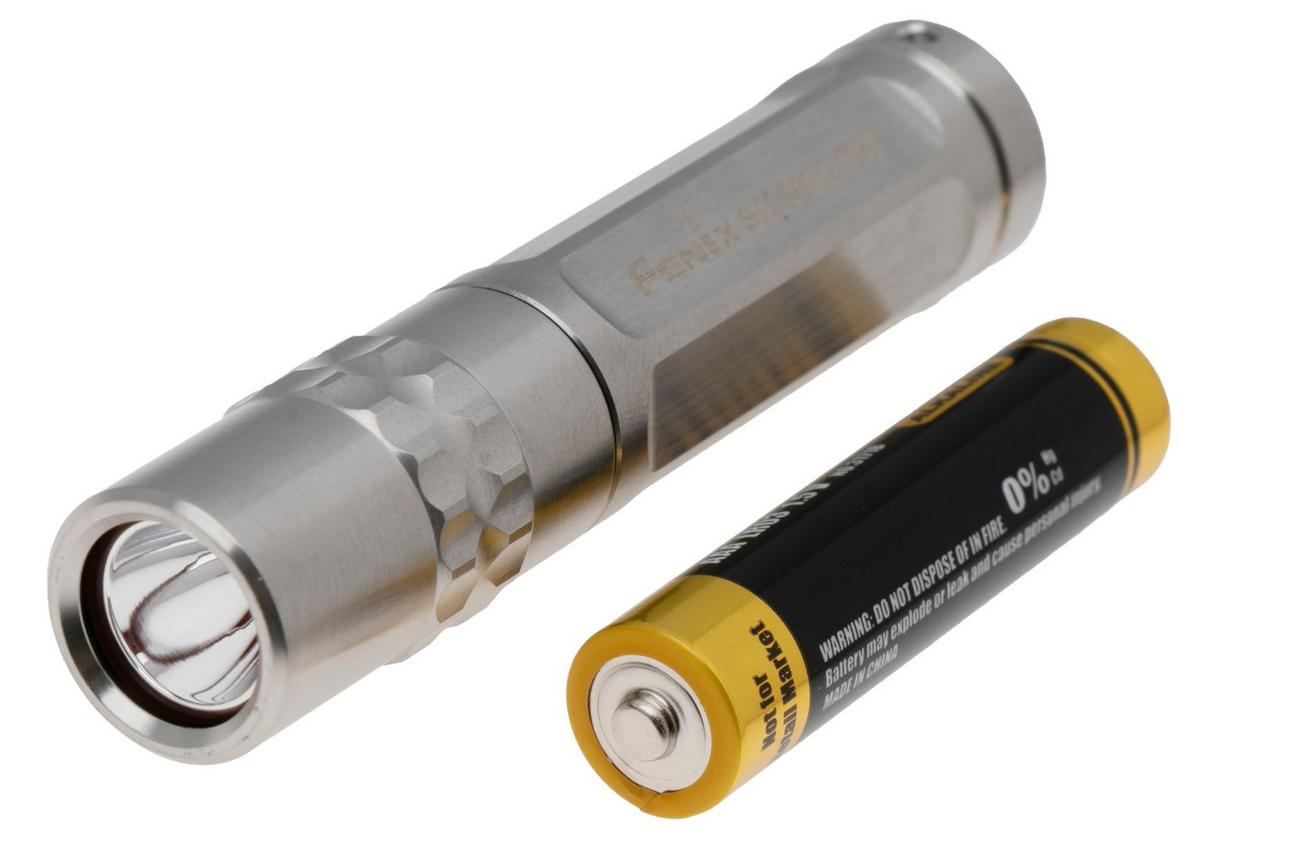 Fenix SILVGLOW zilver, sleutelhangerzaklamp, 100 lumen