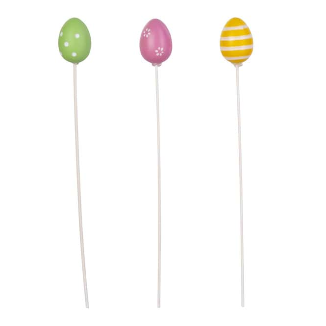 Blumenstecker Ei - ca. 4 cm - 12 Stück