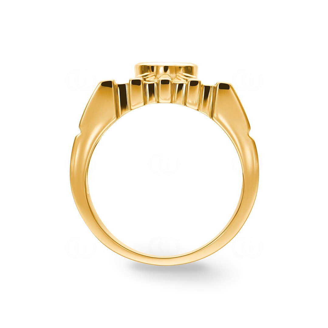 0.20 Karat Diamantring 750/18 K Gelbgold