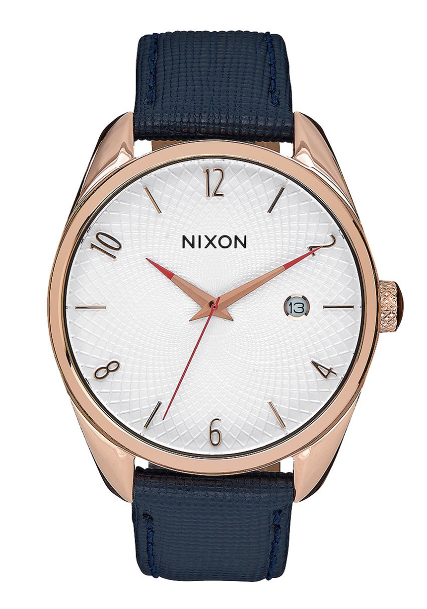 Nixon The Bullet Leather Rose Gold / Navy A4732160