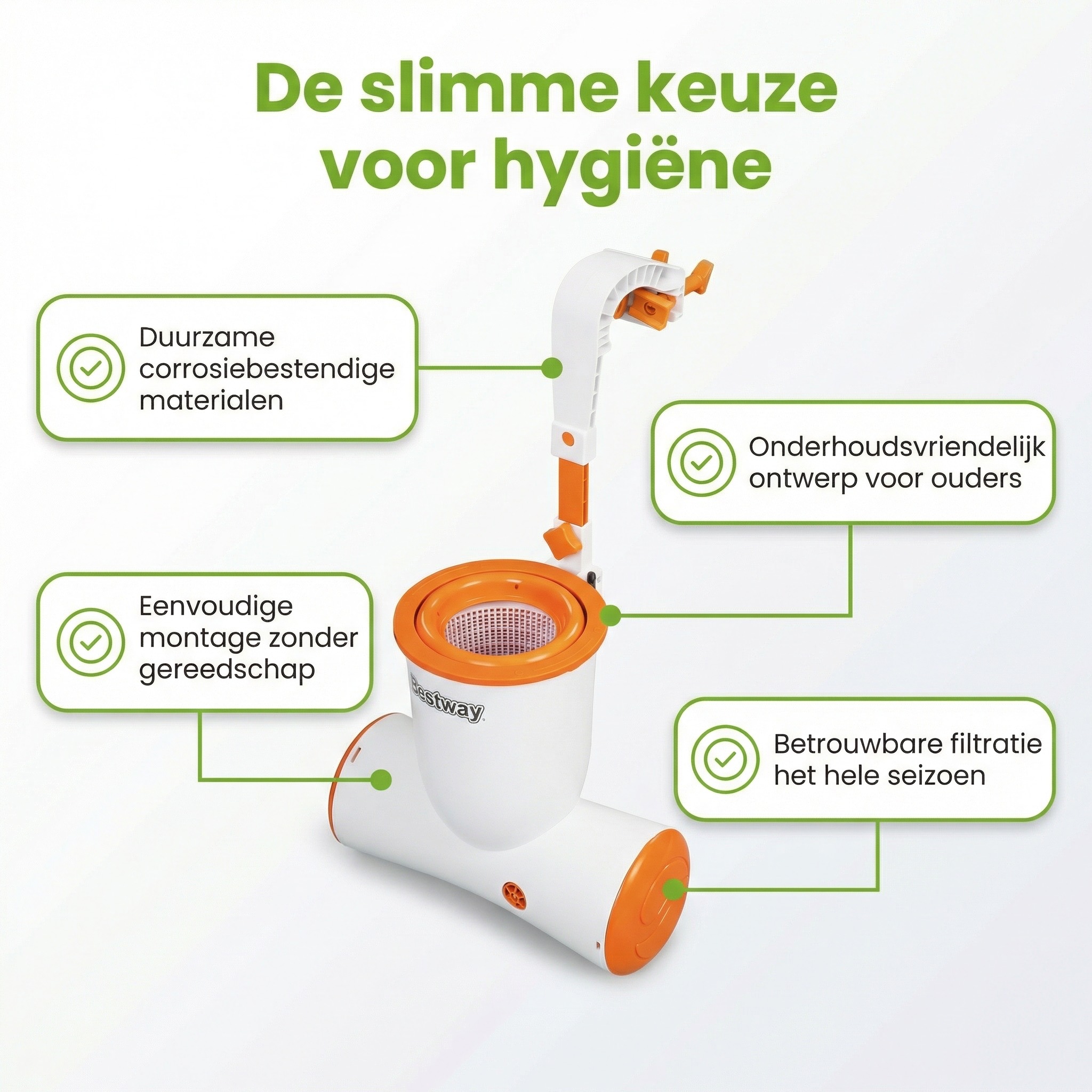 Bestway 3.028 l/u zandfilterpomp