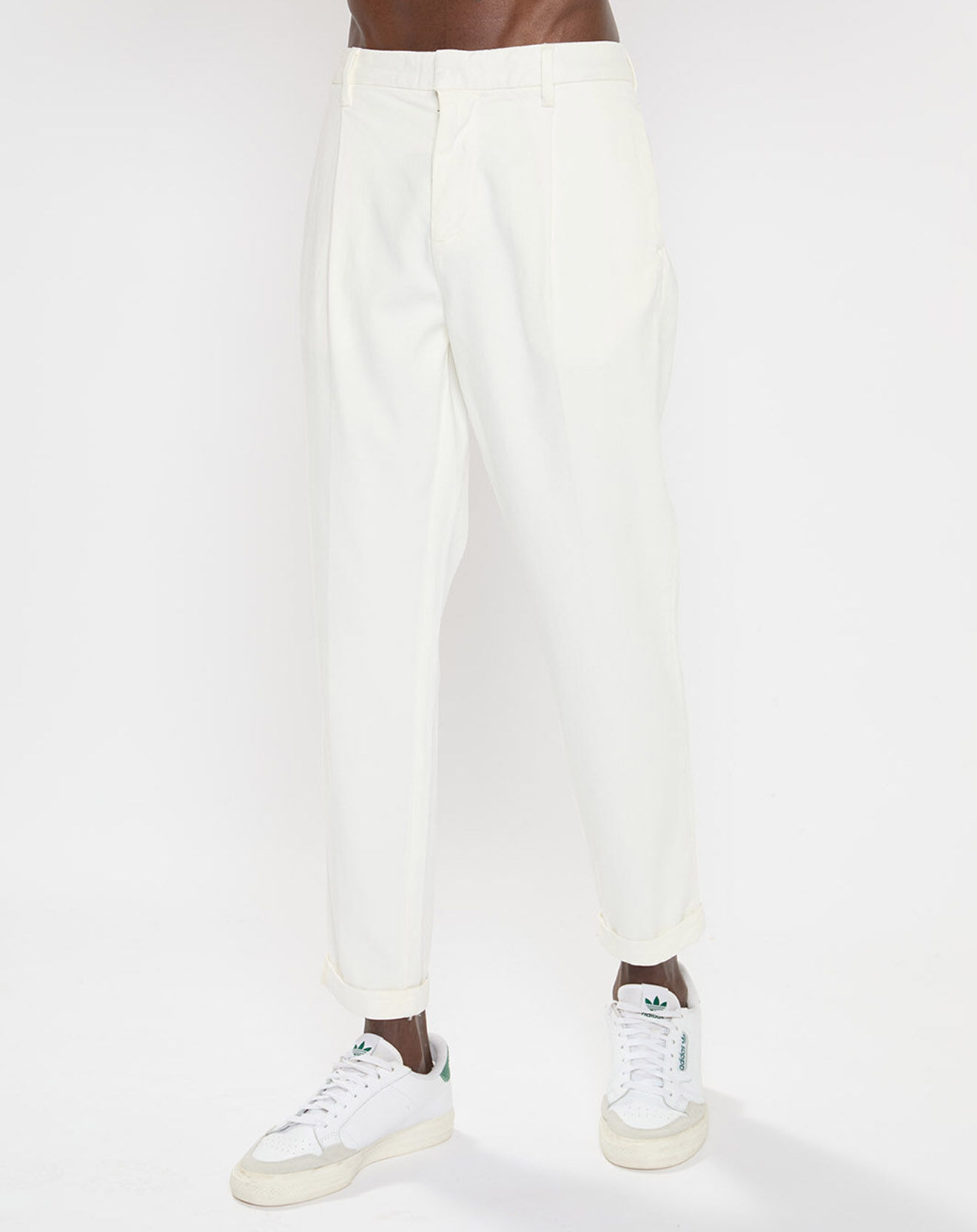 Scotch & Soda Pantalon chino Pince léger blanc