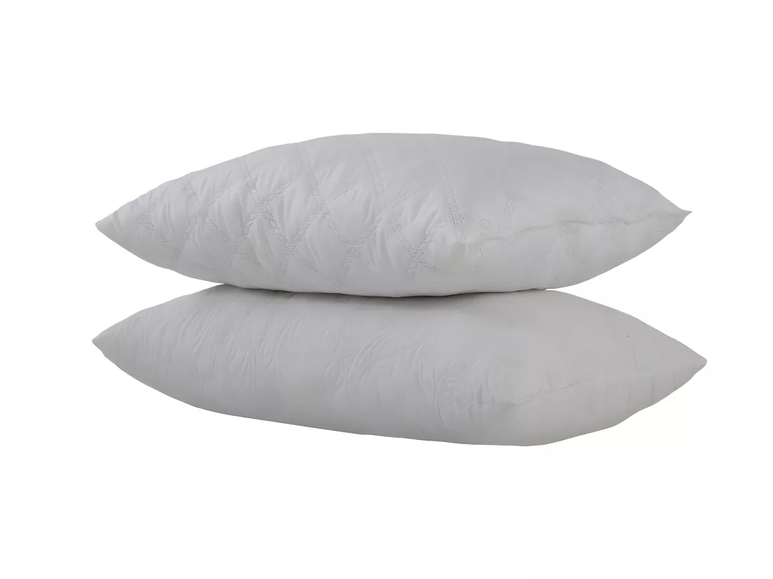 Matelas mousse Luxe - 140x190cm et 2 Oreillers accueil mémoire de forme 50x70cm - mousse - 24 cm
