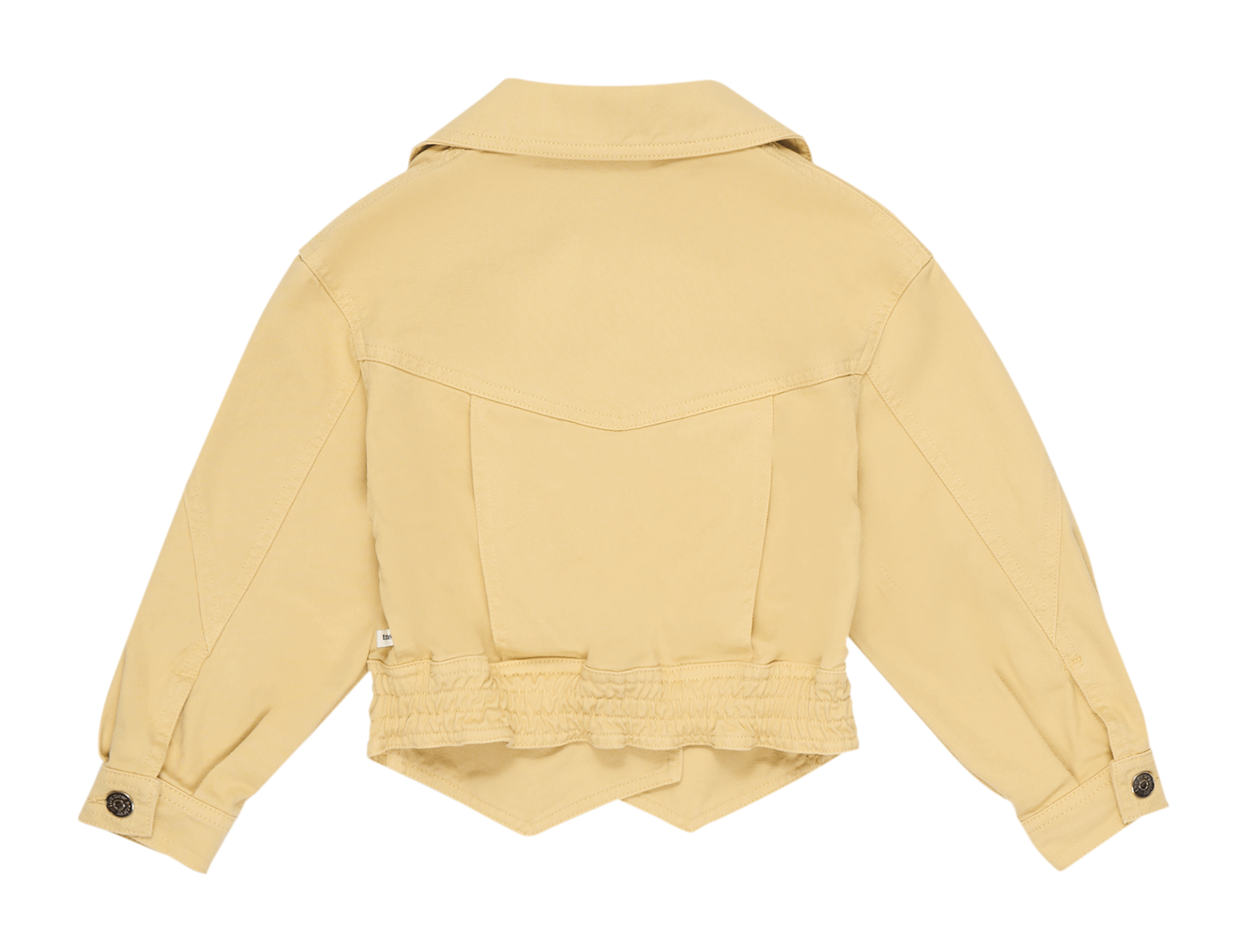 DANTE - Veste boutonnée en coton | Jaune