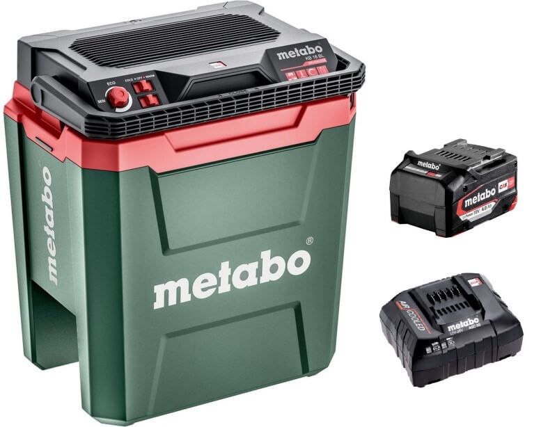 Metabo KB18BL 230V/12V/18V Li-ion accu koelbox set (incl 4,0Ah accu en lader) - met warmhoudfunctie