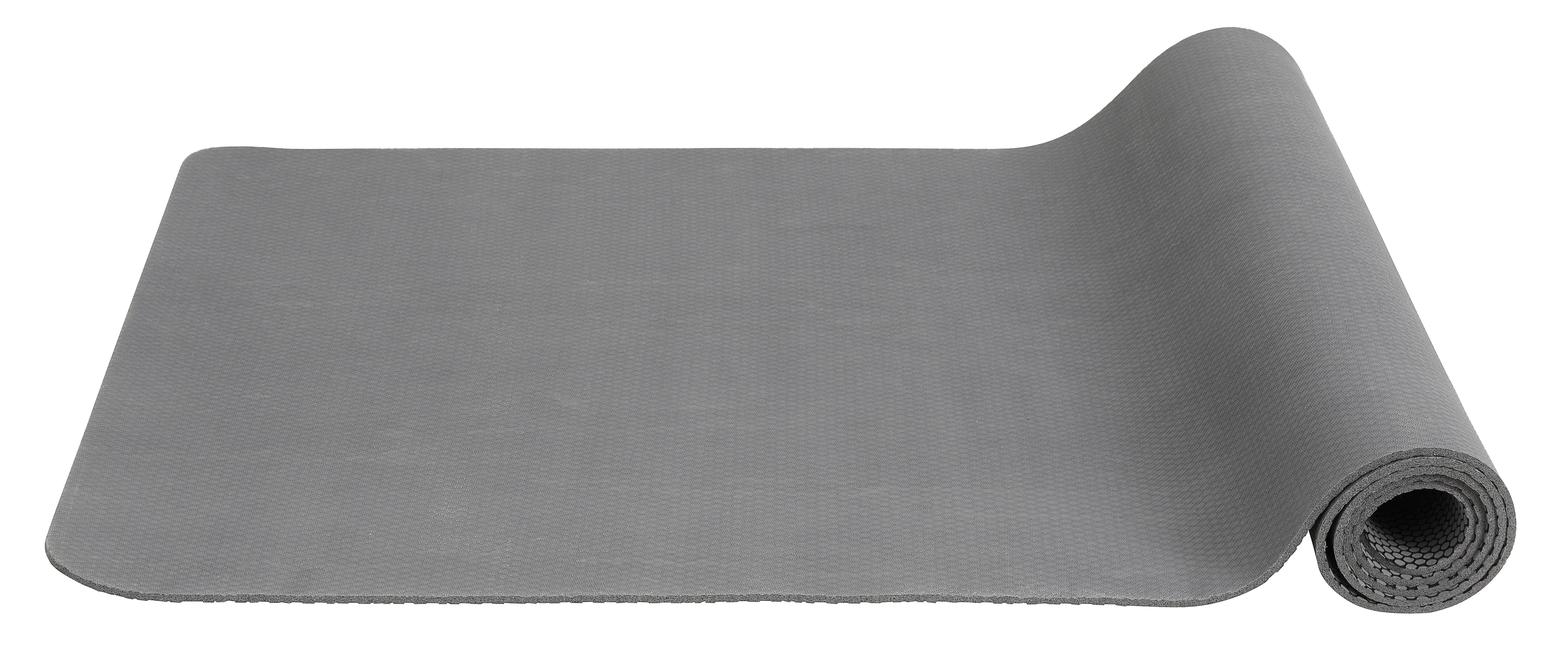 Nordal  Simple Days yogamåtte i naturgummi, grå - 60x173 cm.