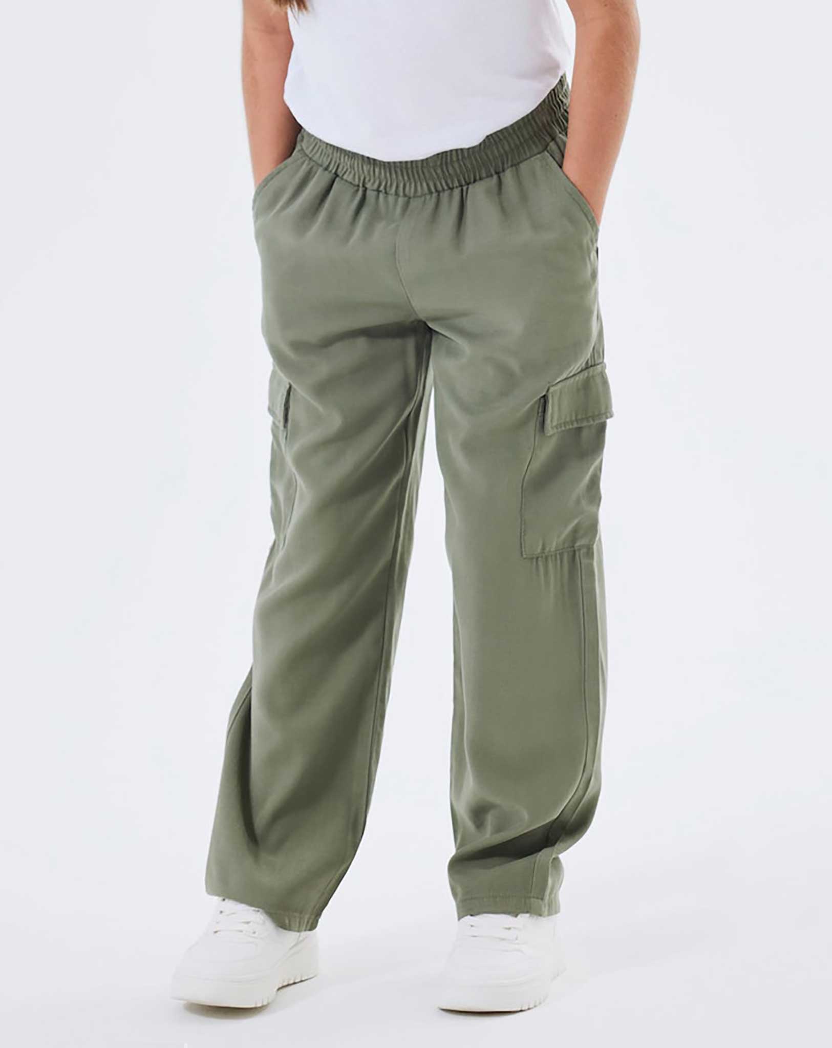 Cargo-Hose NKFBELLA ST 8262-BU in deep lichen green