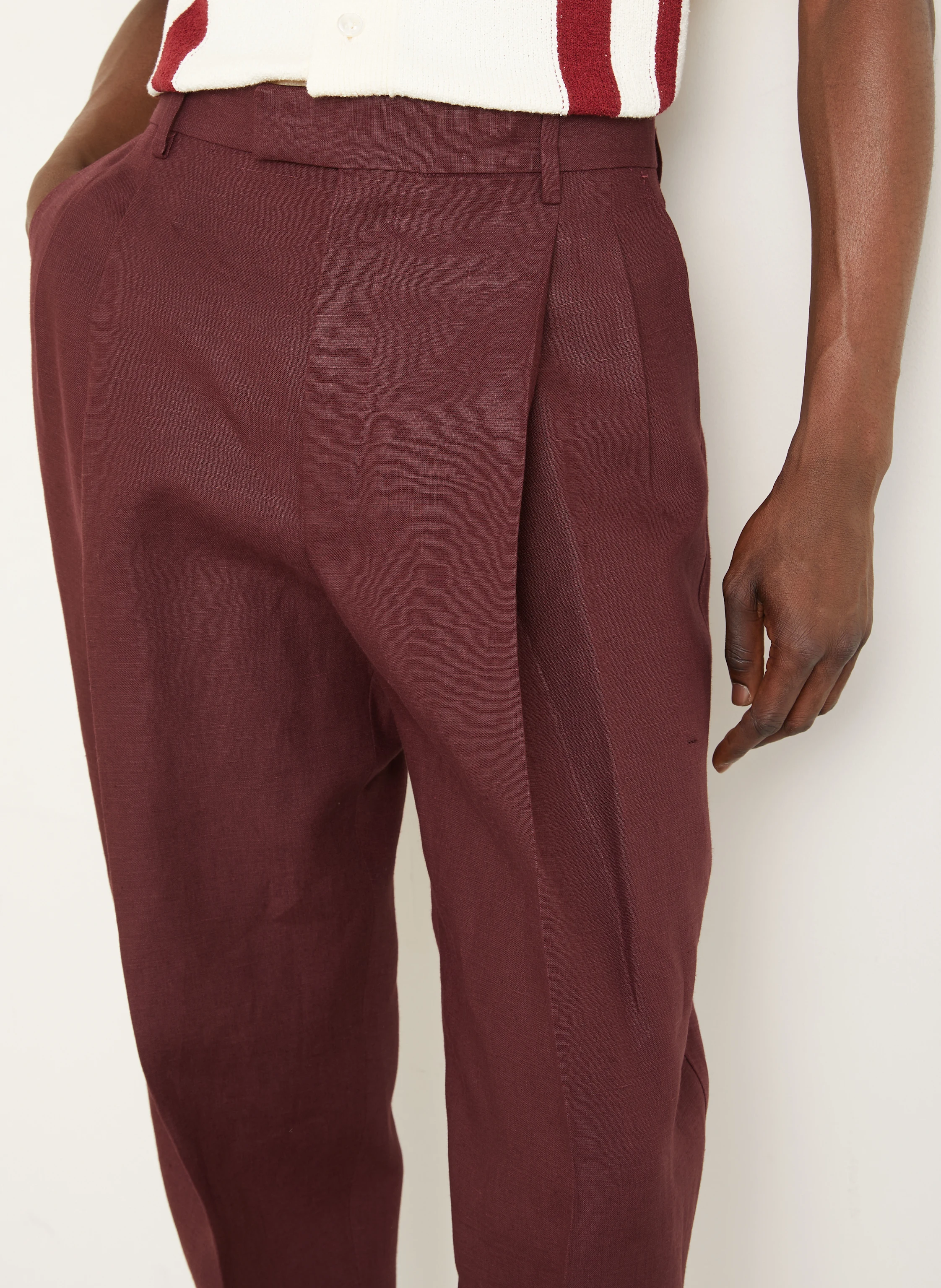DOLCE & GABBANA Leinenhose Extra Slim Fit