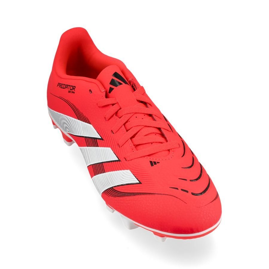 adidas Predator Club FxG Pure Victory - Lucid Red/Blanc/Noir