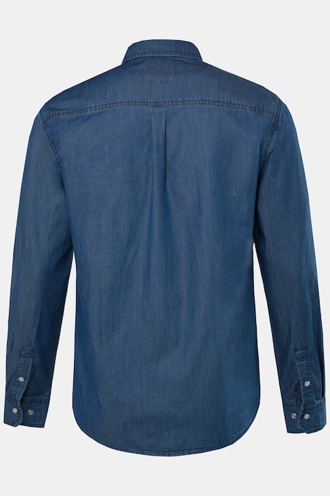 JP 1880 Jeanshemd, Langarm, Kentkragen, Modern Fit, bis 8 XL