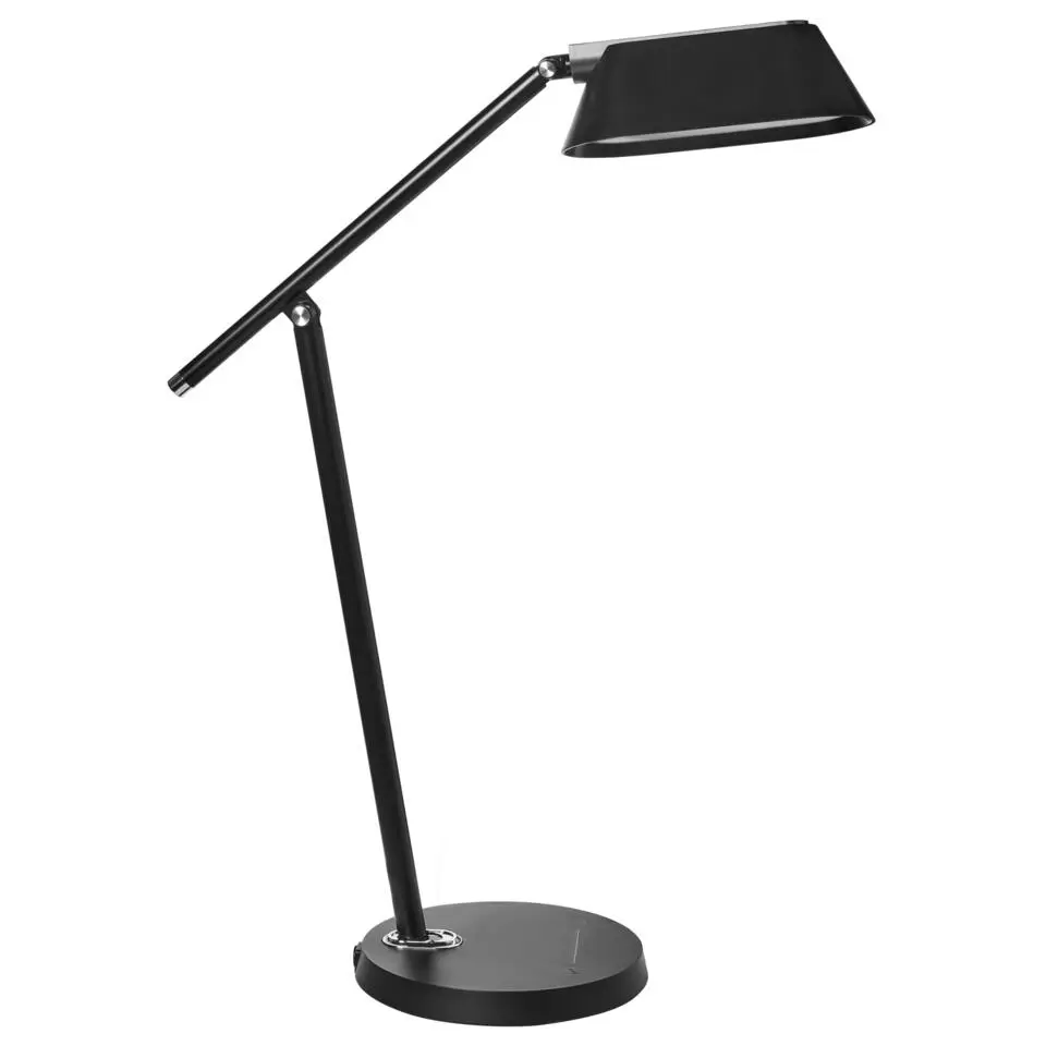 LEONIS - Bureaulamp LED - Zwart - Synthetisch materiaal