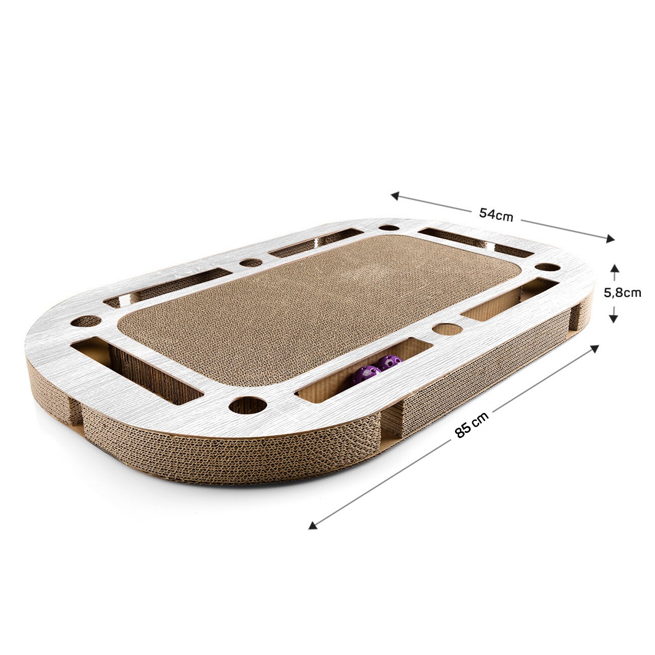 Canadian Cat Company Katzenspielplatz PlayPlate weiß