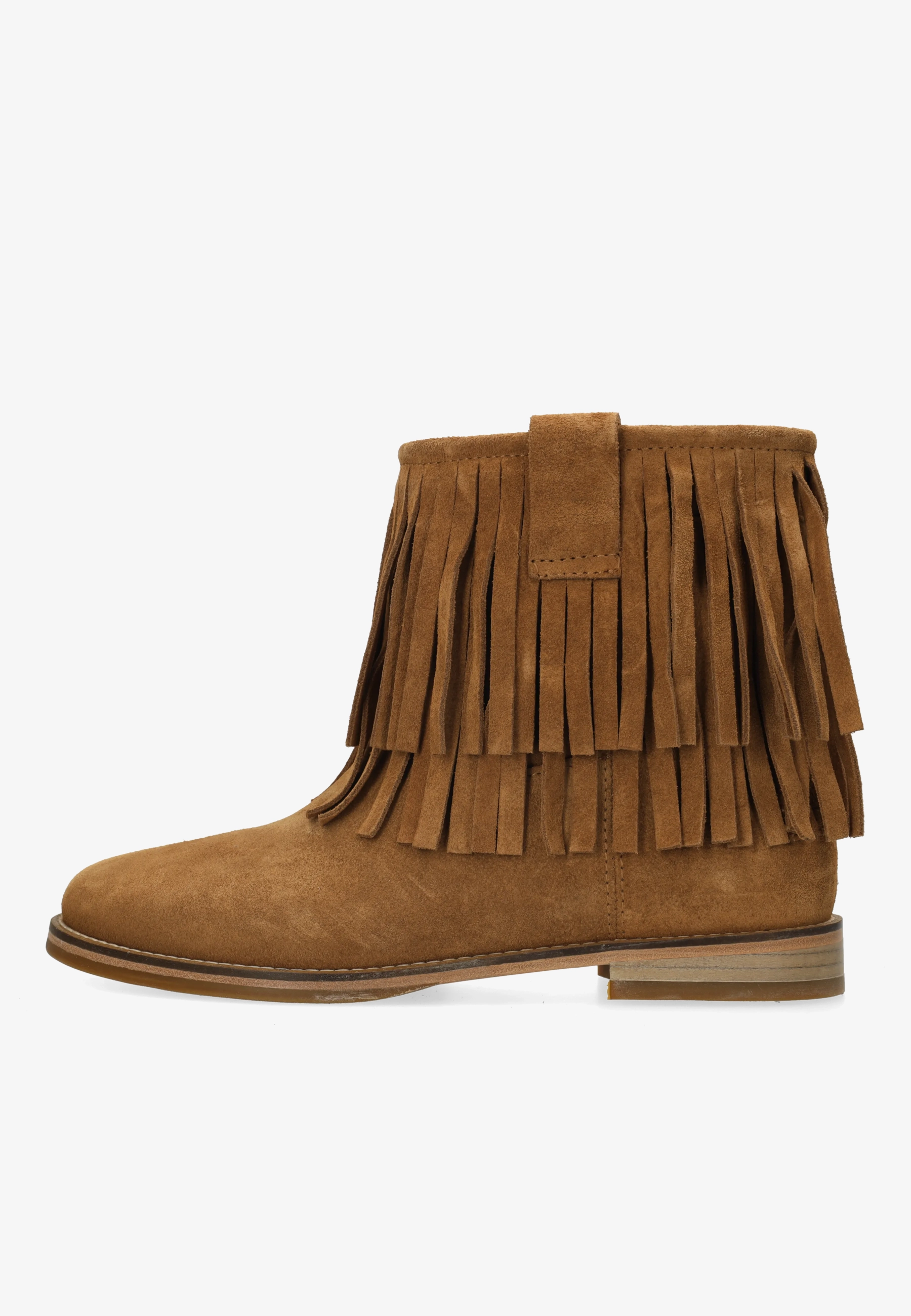 FESTI IBIZA ANKLE BOOT Suede Cognac