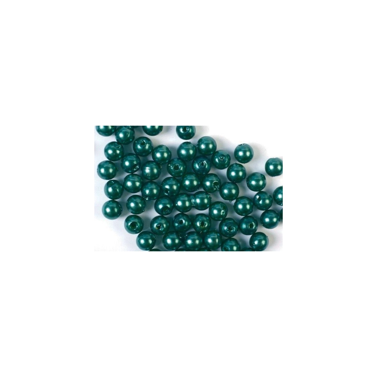 Plastpärlor 4mm 500g, Grön