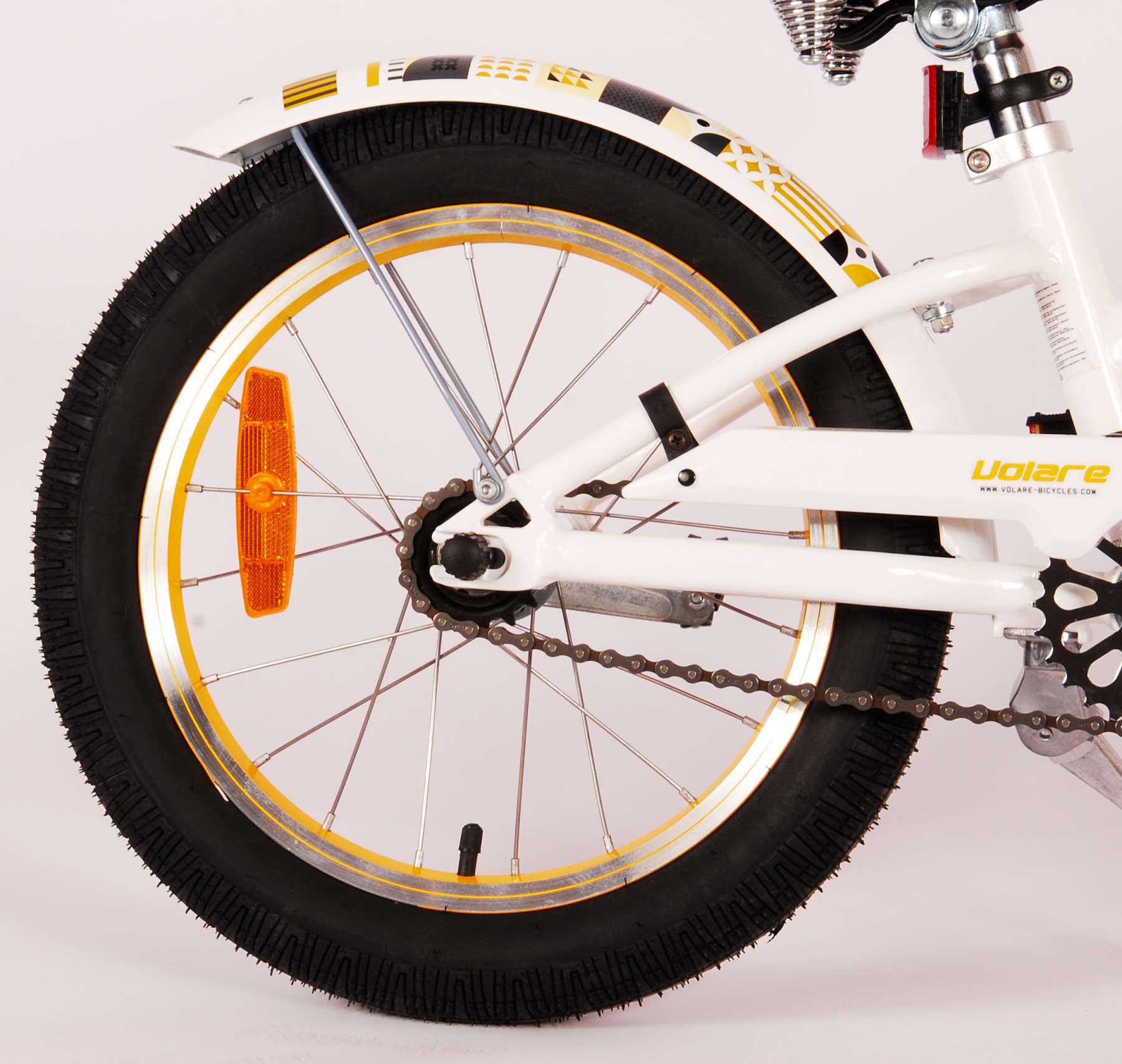 Kinderfahrrad Miracle Cruiser für Mädchen 16 Zoll Kinderrad in Weiß