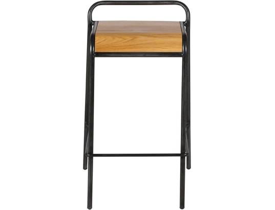 CONCEPT1 - Tabouret de bar Lot de 2 T. Skhol chene (plan)