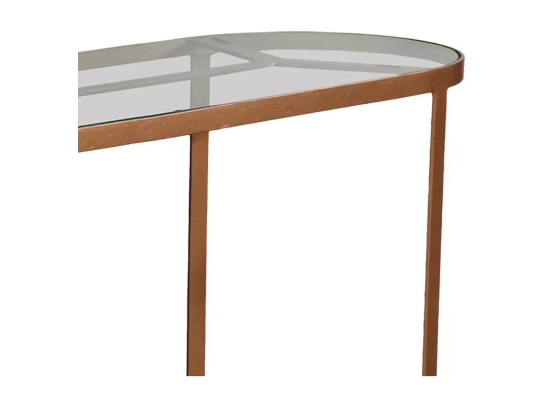 Console en Métal & Verre Design 