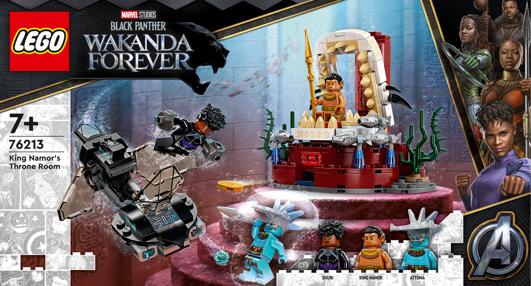LEGO Super Heroes - Kong Namors tronsal (76213)
