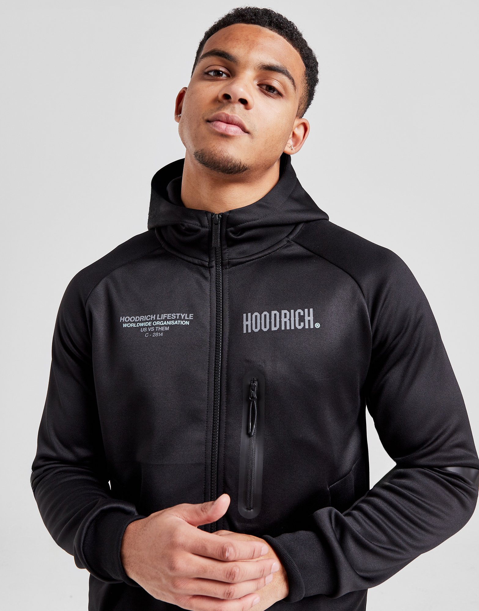 Hoodrich Sweat à Capuche Zippé Cycle Homme