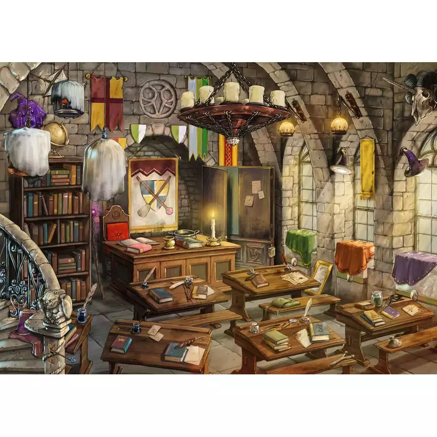 Ravensburger EXIT Puzzle Kids In der Zauberschule bunt