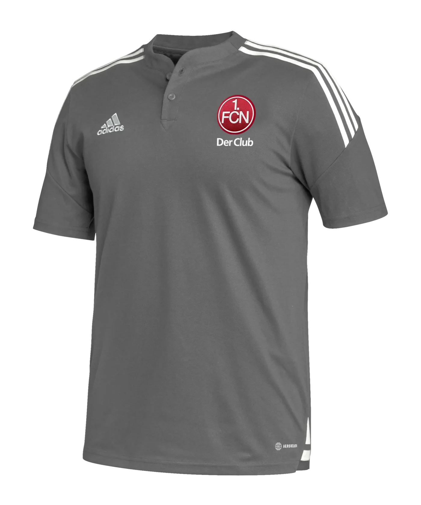 adidas 1. FC Nürnberg Poloshirt Grau