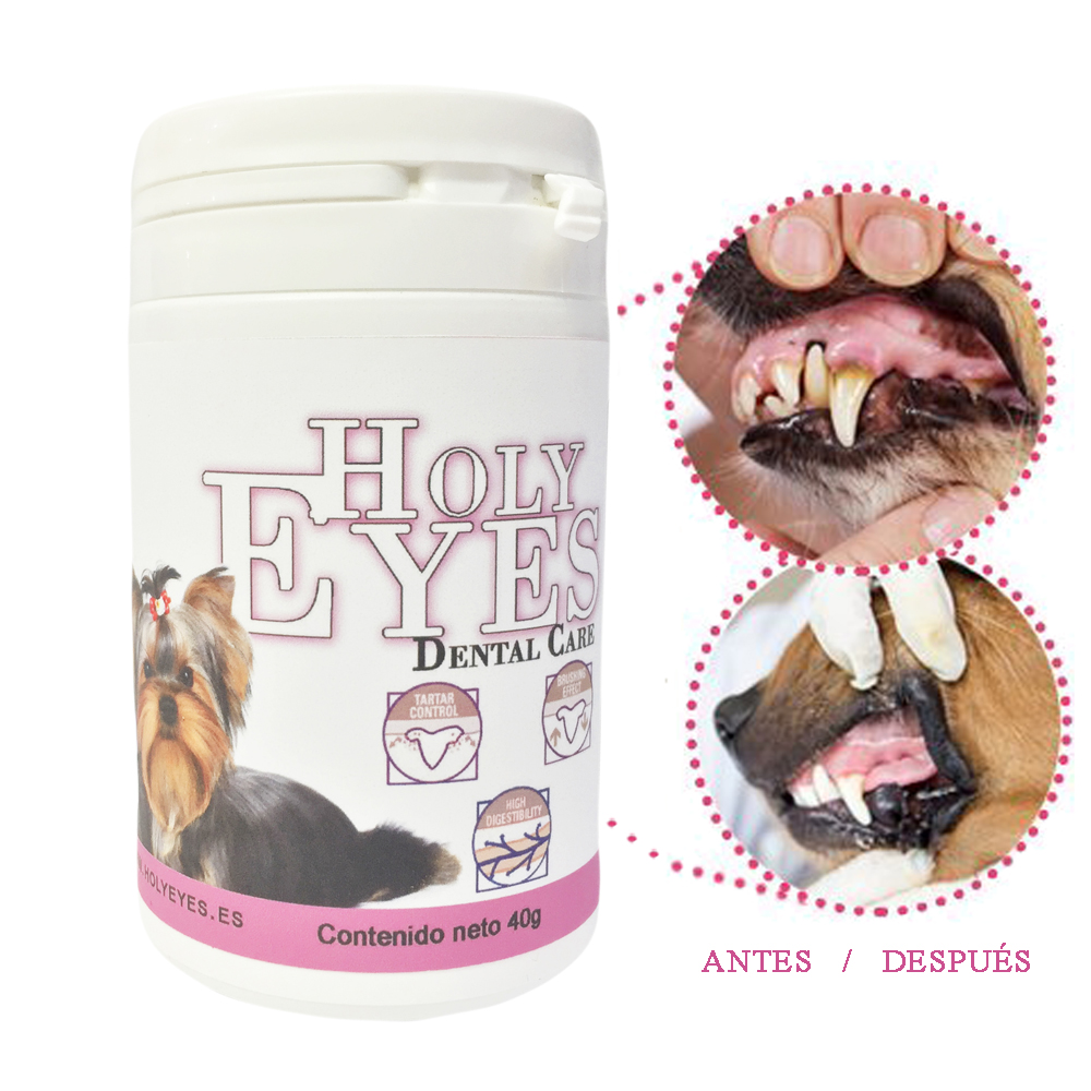 Holy Eyes Dental Care remove tártaro de animais de estimação 40g