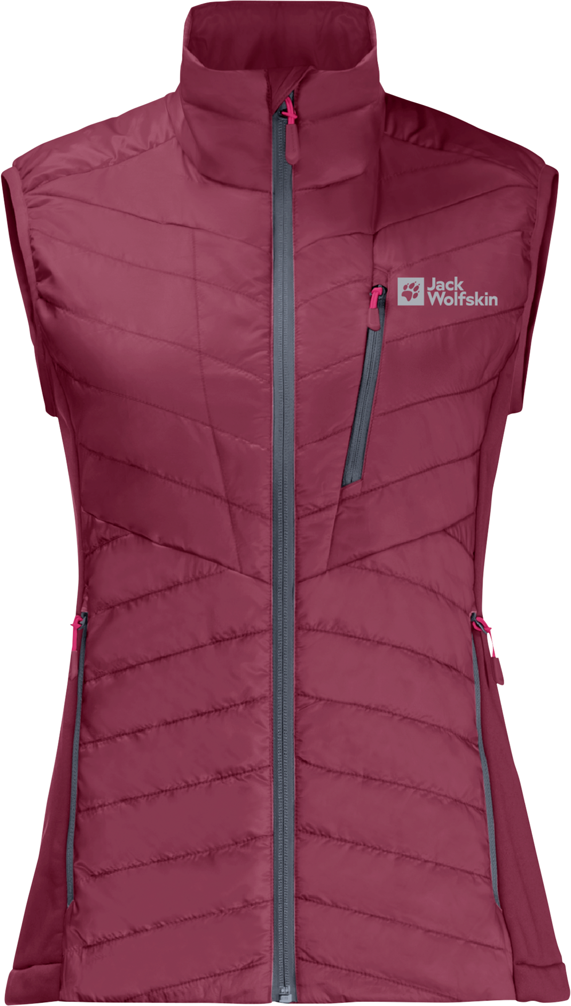 Jack Wolfskin Routeburn Pro Ins Damen Outdoorweste sangria red