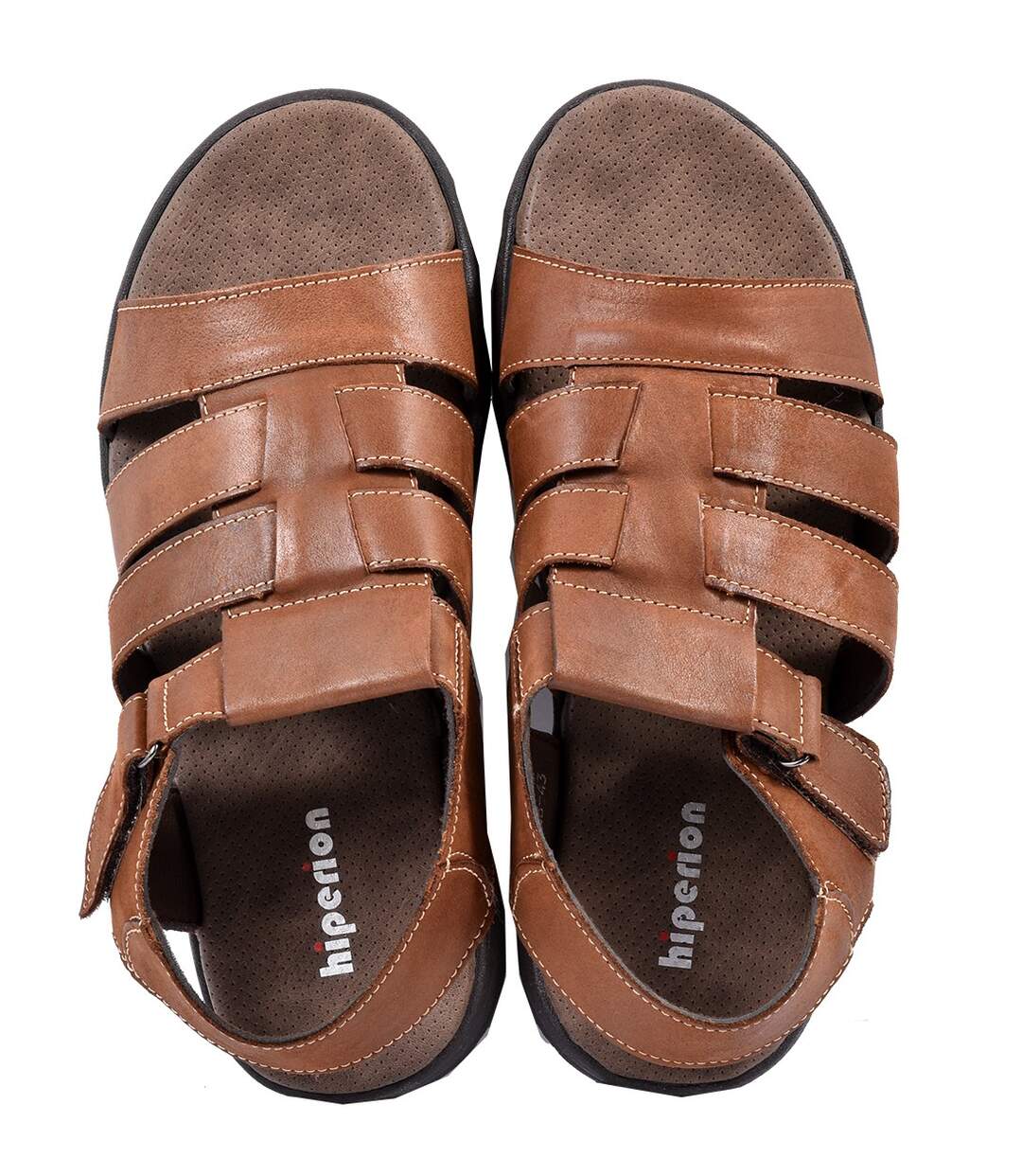 Sandales CUIR scratch HM08 MARRON