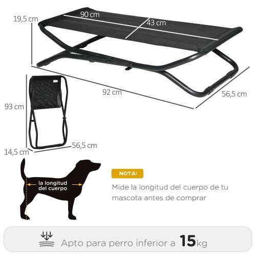 Cama dobrável para cães PawHut
