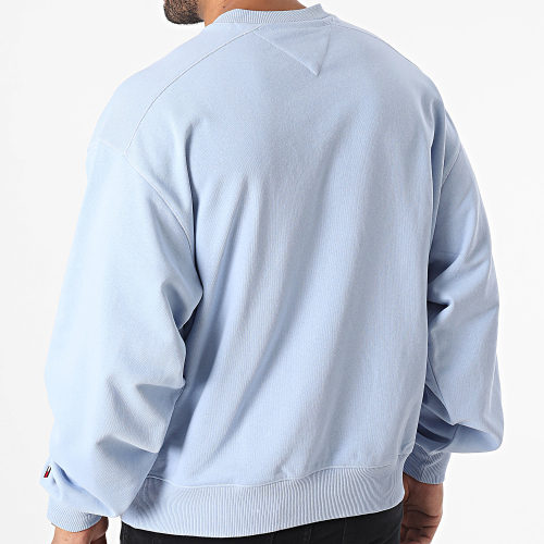 Sweat Crewneck Boxy Signature 7784 Bleu Clair