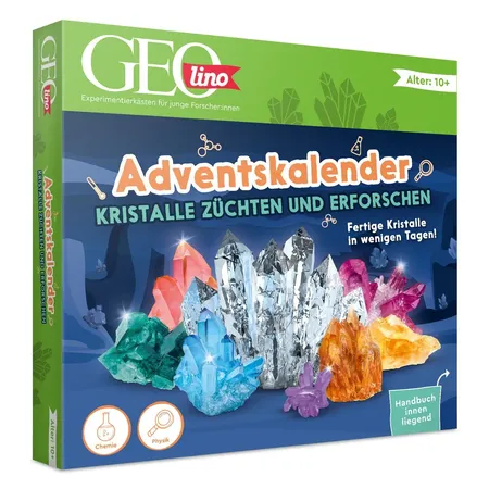 Franzis Adventskalender Geolino Kristalle züchten
