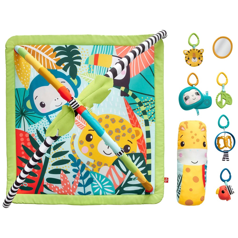 Fisher-Price 3-in-1 Regenwald-Sinnes-Babyspielcenter