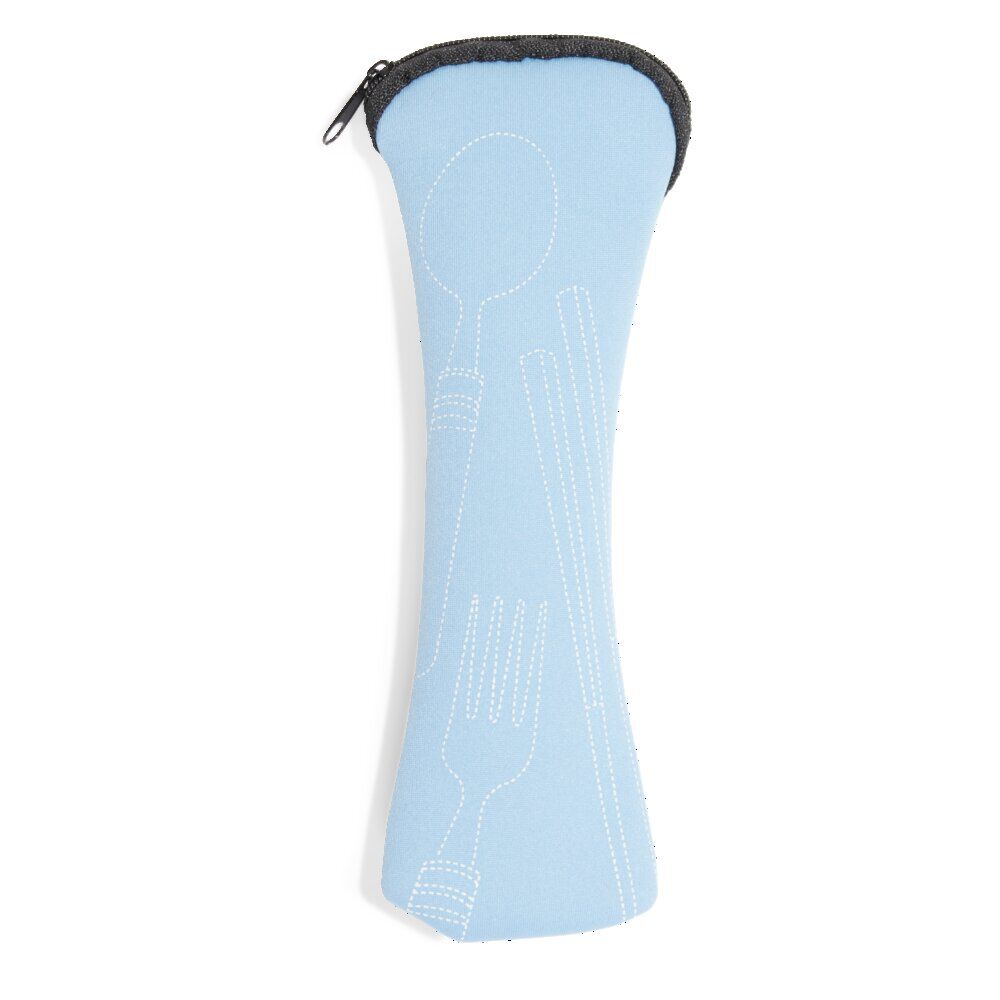 Trousse couverts néoprène bleu L20cm