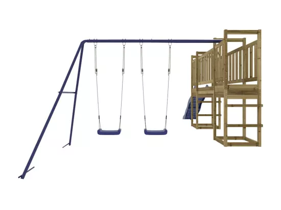 Aire de jeux d'extérieur bois de pin imprégné