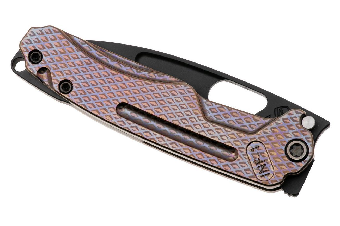 Medford Infraction 25-INF-02, DLC S45VN, Bronze GunGrip Handle, Black/Bronze Hardware zakmes