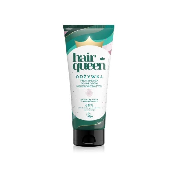 Hair Queen Protein Conditioner voor laag poreus haar 200 ml