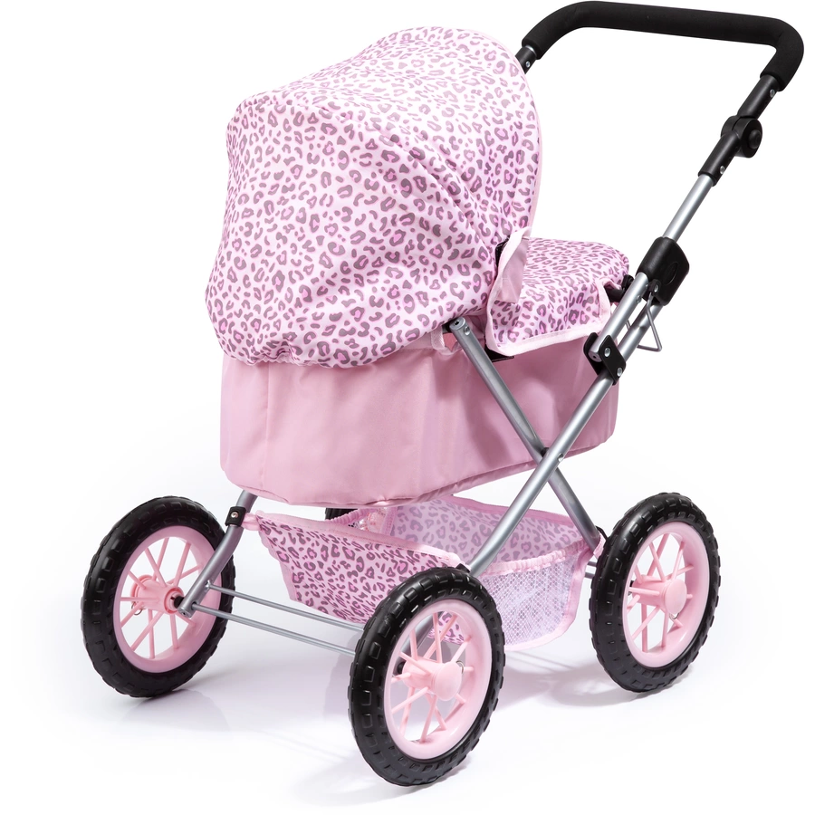 BAYER DESIGN Puppenwagen Trendy, Leopard, rosa