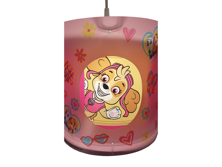Draaibare hanglamp Paw Patrol, in hoogte verstelbaar