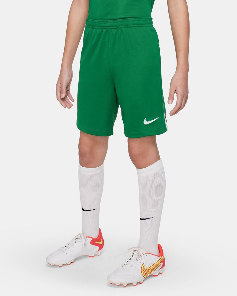 Short de football Nike League Knit III Vert pour enfant
