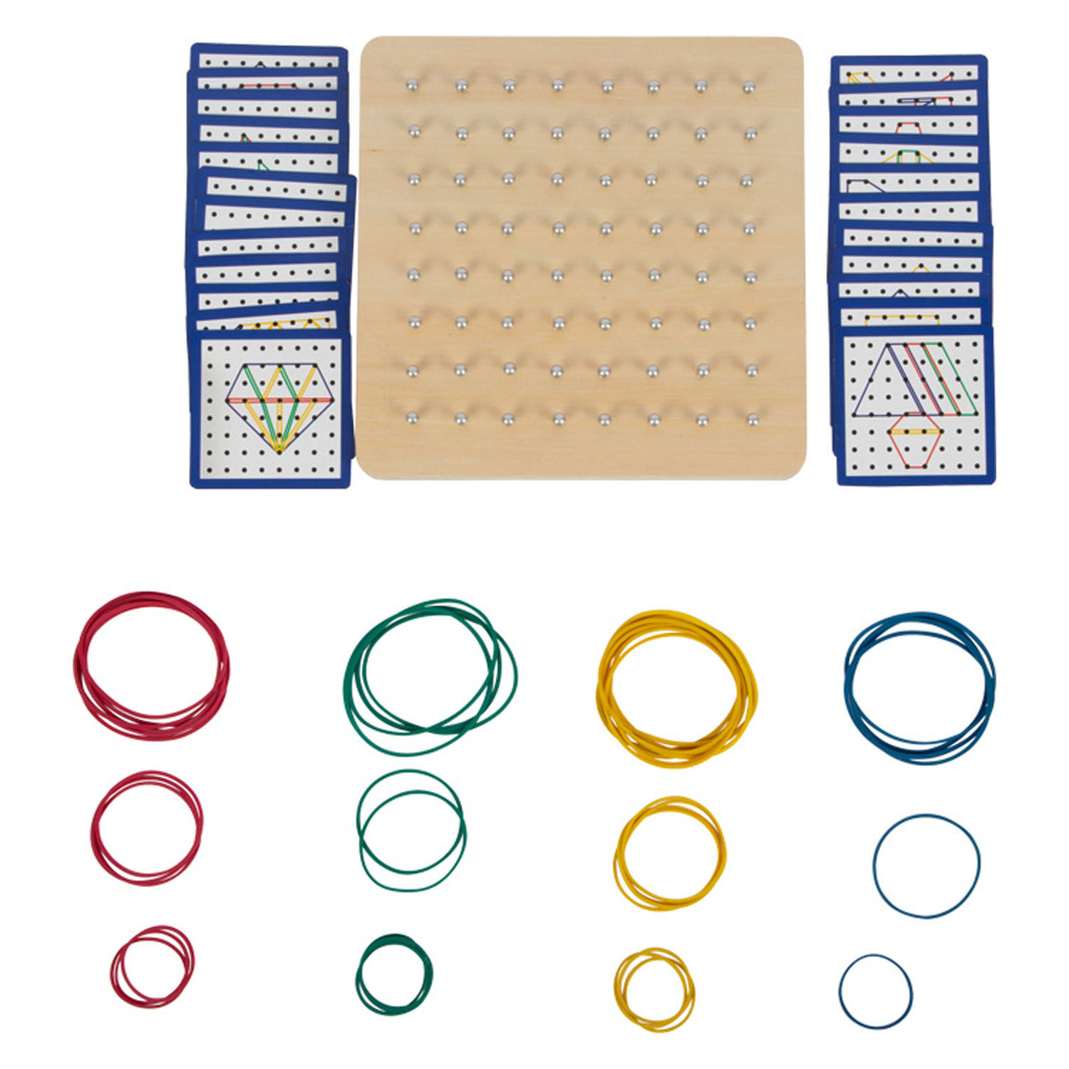 Small Foot-Houten Geobord Set
